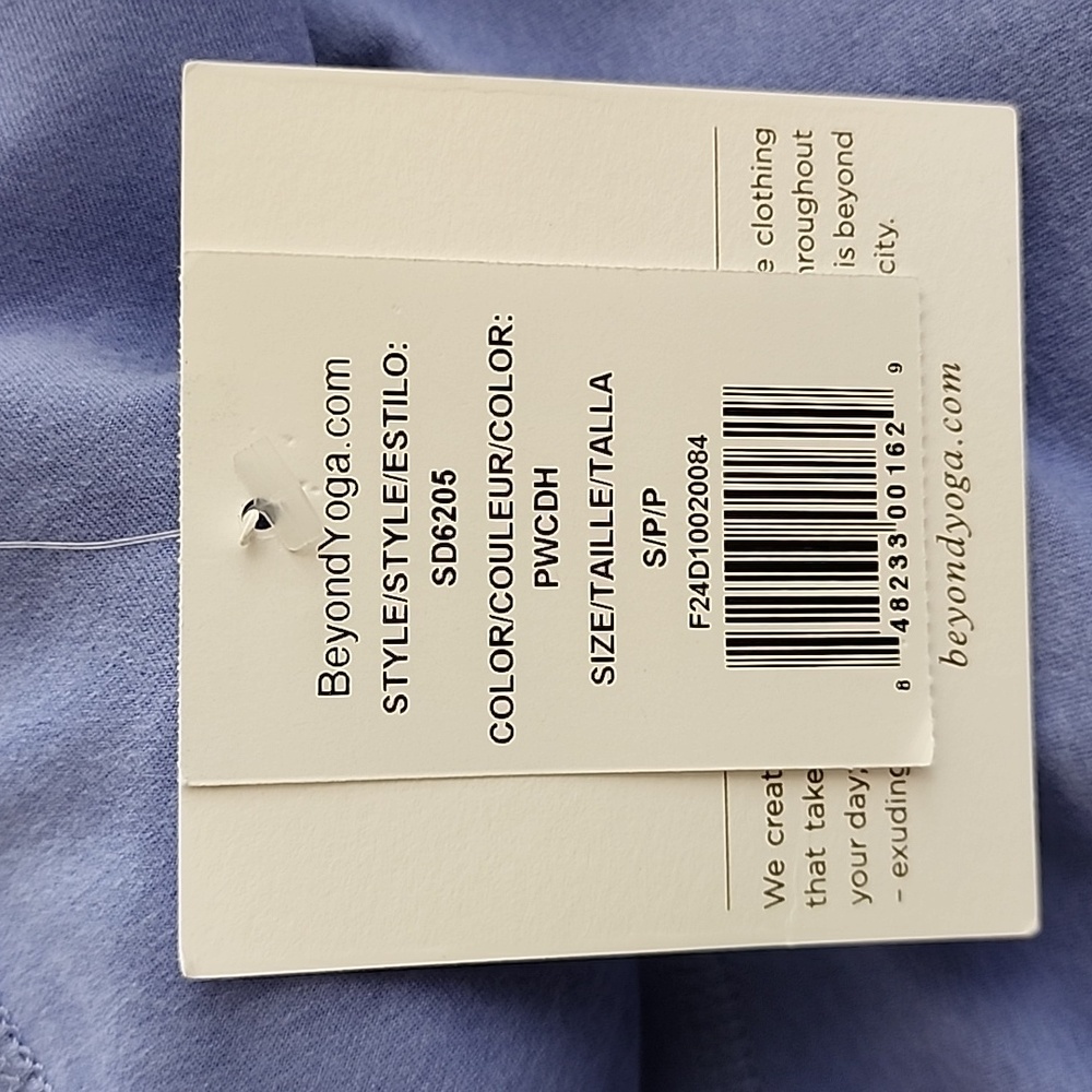Beyond Yoga Spacedye Inspire Midi Dress In Periwinkle Cloud Heather NWT - Picture 7 of 7